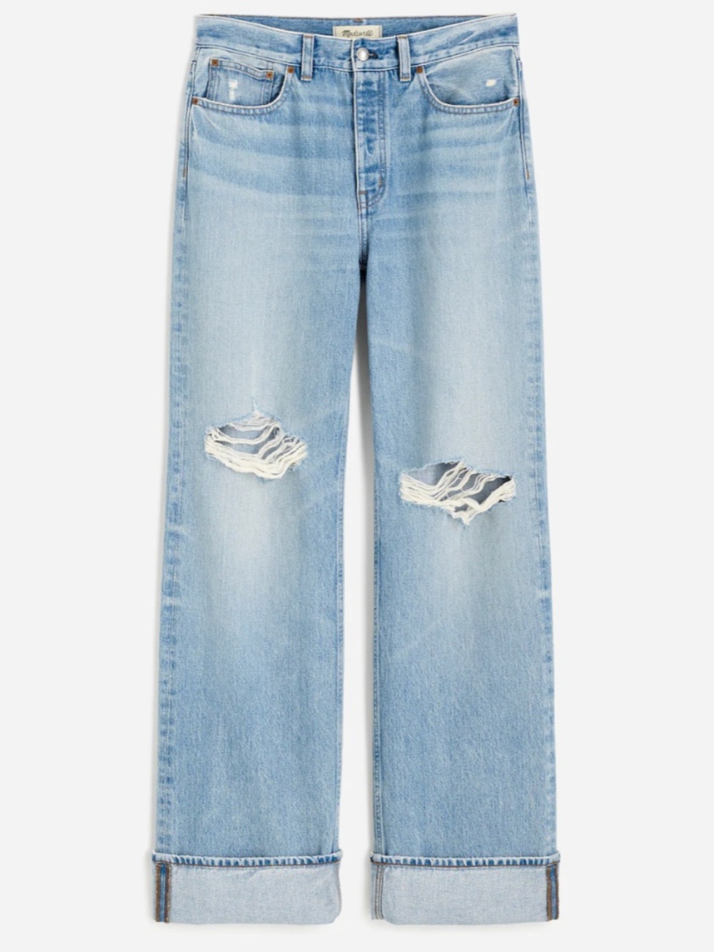 Madewell Low-Slung Baggy Jeans Hallstead Wash Size 26 - Picture 6 of 12